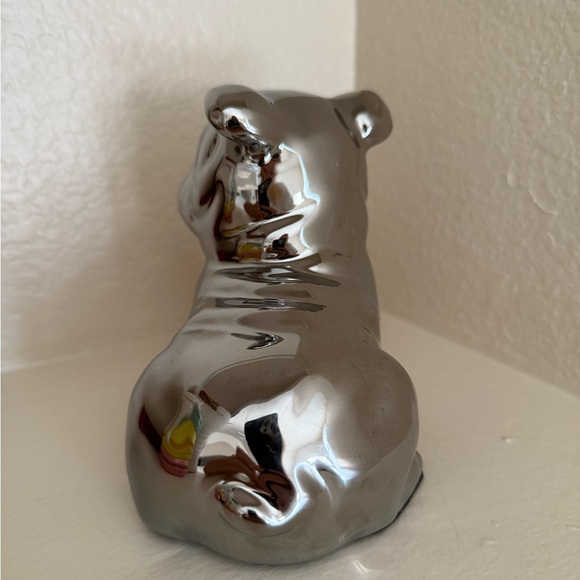 Silver Bulldog Figurine - Picture 3 of 7